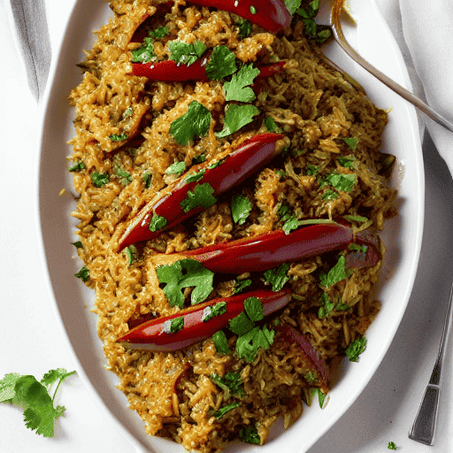 Keto Eggplant Rice