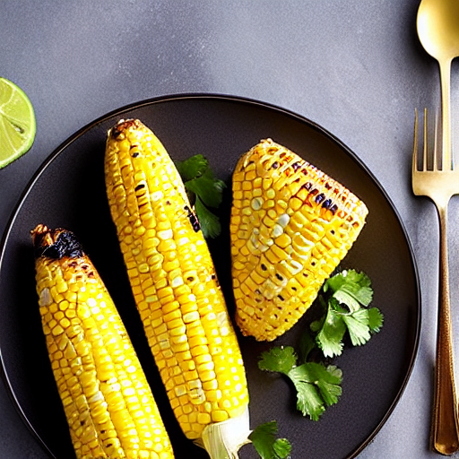 Cilantro Garlic Grilled Corn