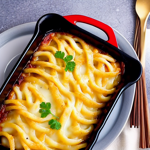 Baked Udon Gratin
