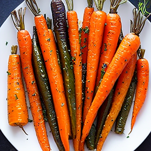 Garlic Herb Roasted Carrots