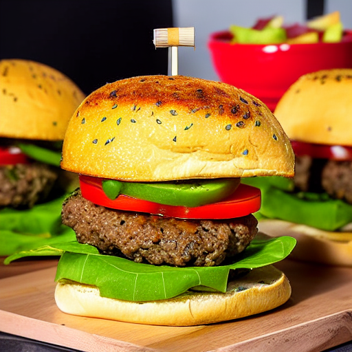 Hamburguesa de Nopal