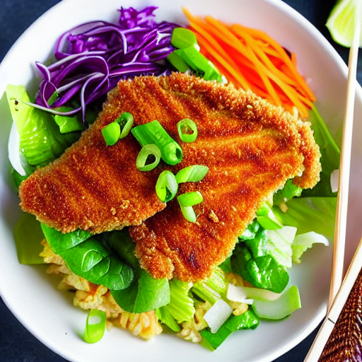 Katsu Don Salad