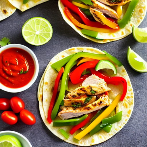 Zesty Chicken Fajitas