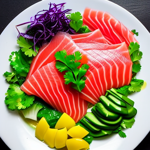 Sashimi Salad with Tofu