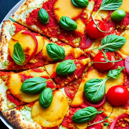 Sweet and Sour Cauliflower Pizza
