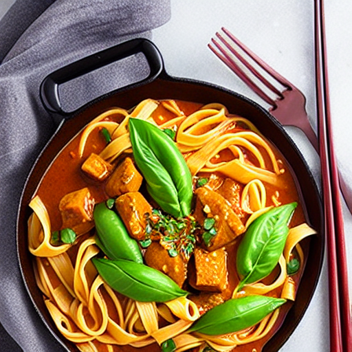 Korean Curry Pasta