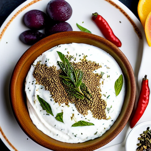 Labneh with Zaatar