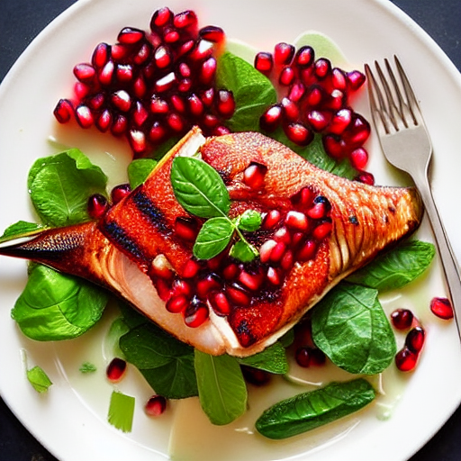Mackerel with Pomegranate