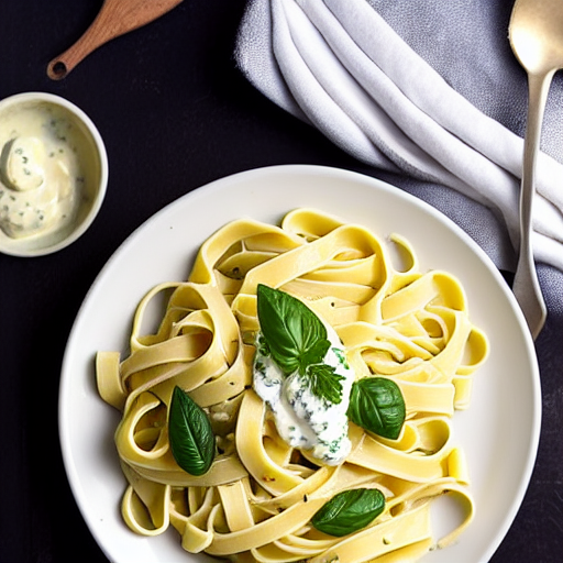 Fettuccine Alfredo Light