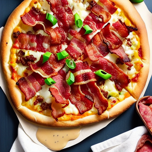 Bacon Cheeseburger Pizza