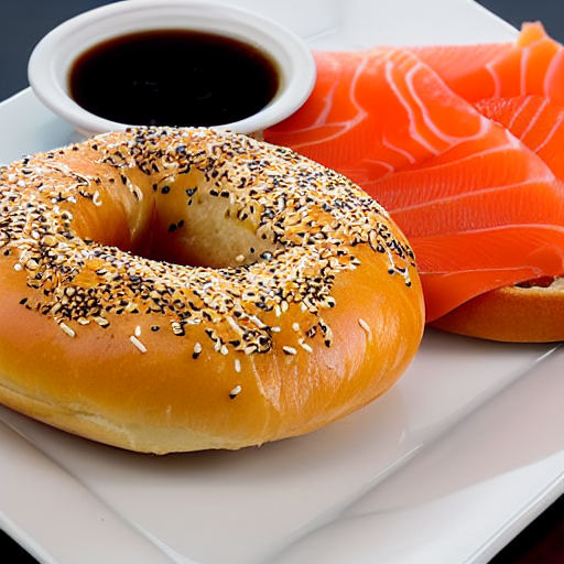 Halal Bagel with Lox