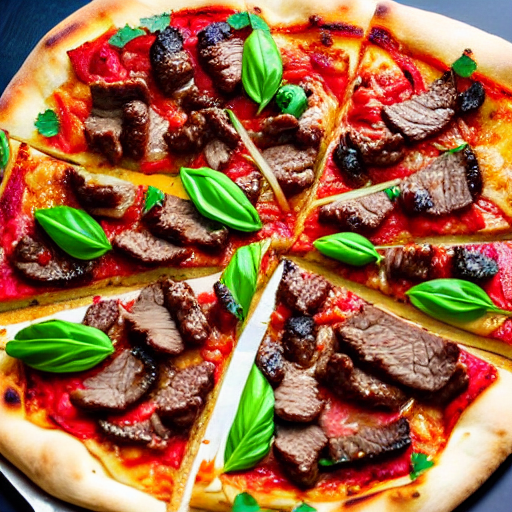 Chaozhou Beef Pizza
