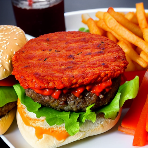 Hamburguesa de Salsa Romesco