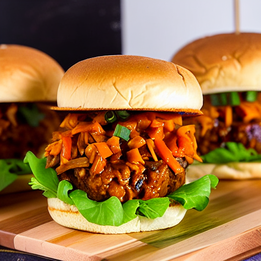 BBQ Jackfruit Burger