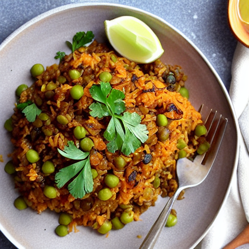 Mujaddara with Caramelized Onions