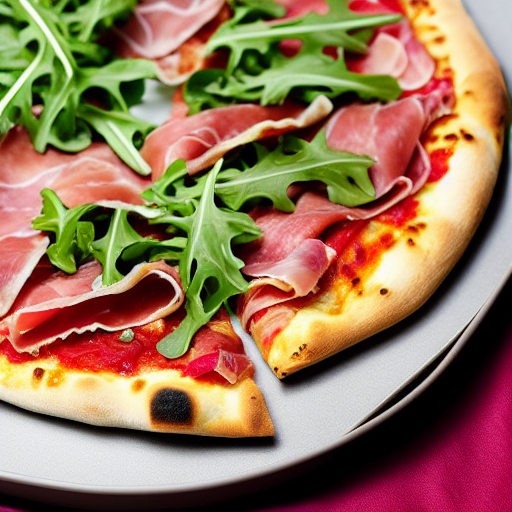 Pizza con Prosciutto