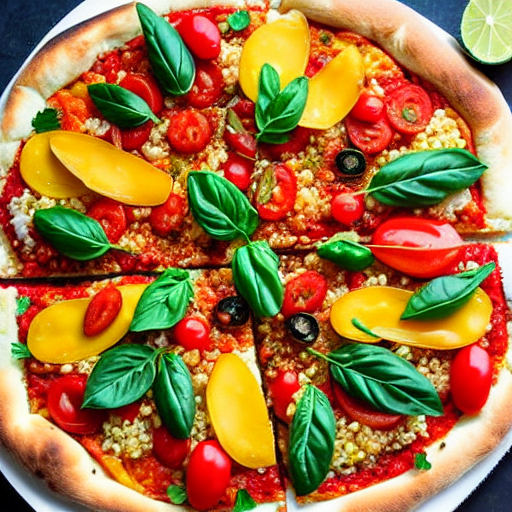Vegetable Couscous Pizza