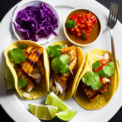 Tacos de Pescado a la Plancha