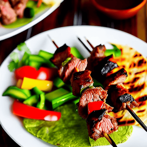 Halal Beef Kebab Wrap