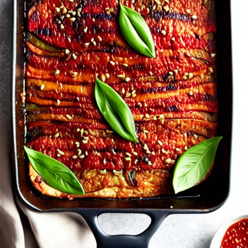 Miso Eggplant Bake