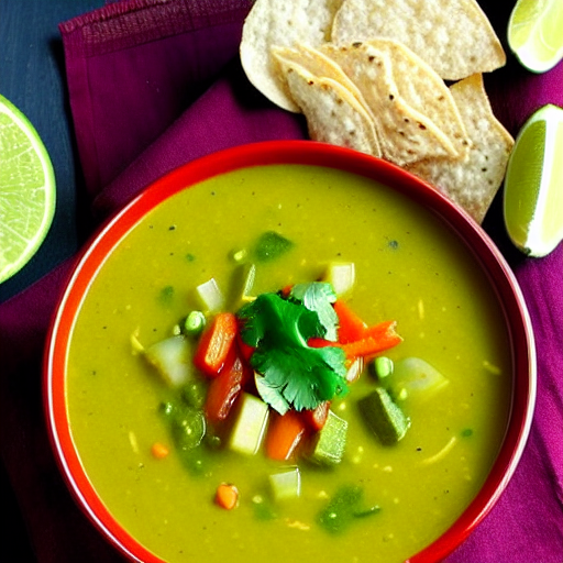 Sopa de Lima Vegetariana