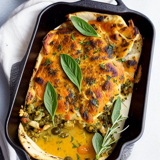 Herbed Rabbit Bake