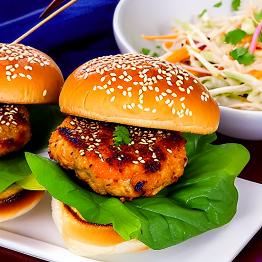 Sesame Chicken Burger