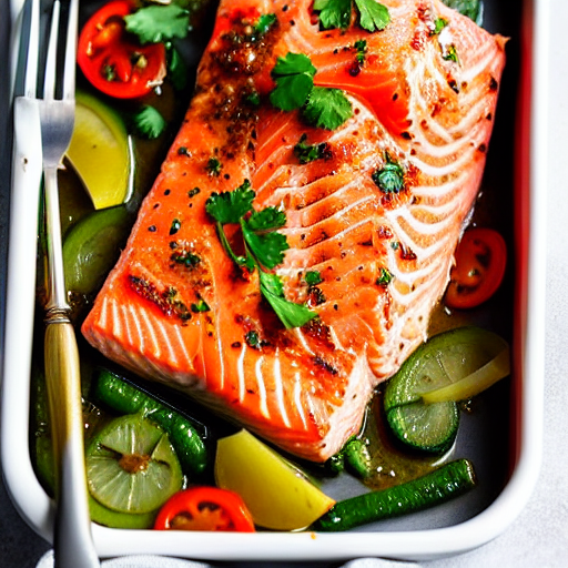 Keto Baked Salmon