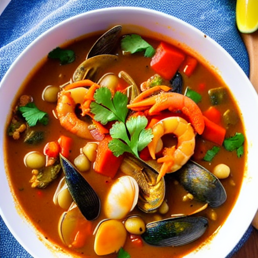 Cocido Vegano de Mariscos