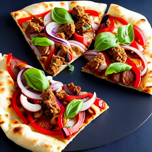 Gyro Meat Pizza