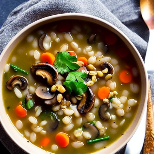 Mushroom and Barley Soup