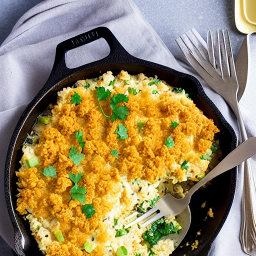 Chicken and Cauliflower Rice Casserole