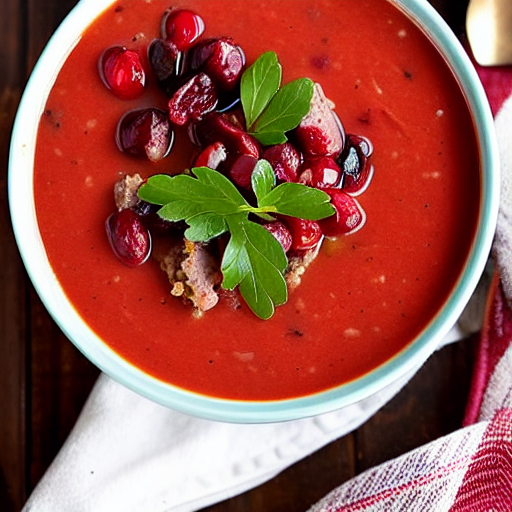 Cranberry Wild Game Soup