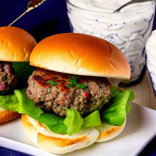 Köfte Burger with Yogurt