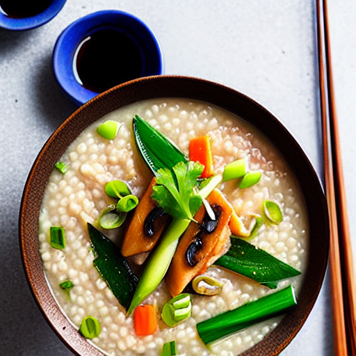 Vegan Fish Congee