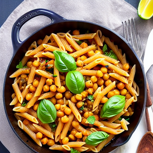 Pasta con Garbanzos