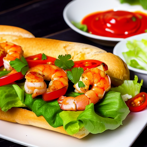 Cajun Shrimp Po' Boy