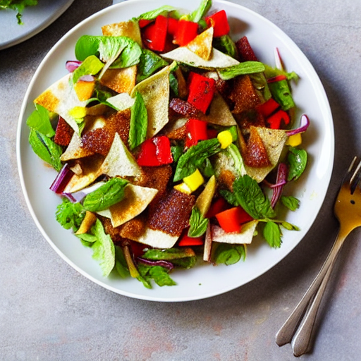 Fattoush with Sumac