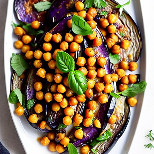 Roasted Eggplant Salad