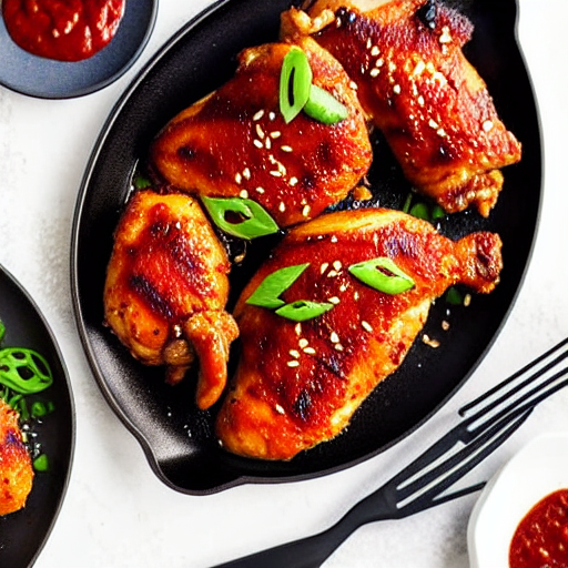 Keto Baked Gochujang Chicken