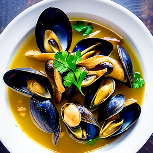 Vegan Moules Marinières