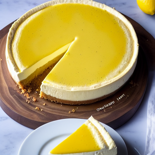 Torta di Ricotta e Limone