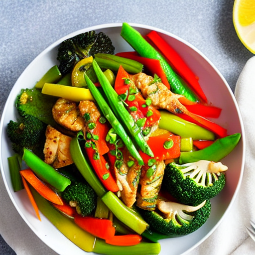 Fish and Vegetable Stir-fry