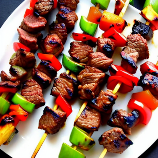 Spicy Beef Brochettes