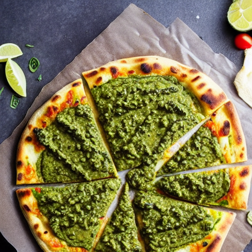 Cilantro Pesto Pizza