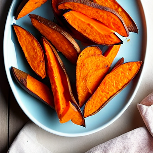 Crispy Baked Sweet Potato Chips