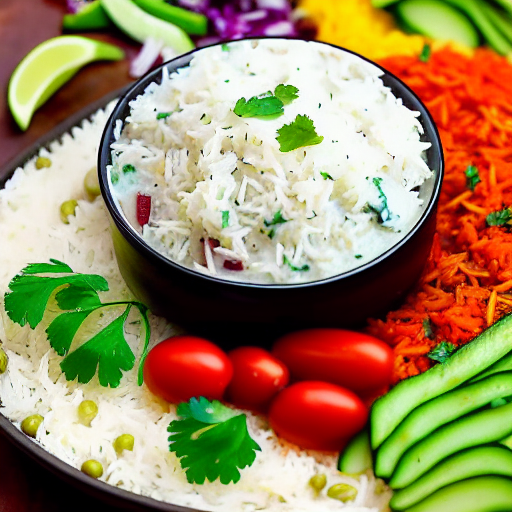 Vegetable Raita Rice