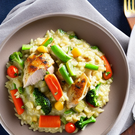 Chicken and Vegetable Risotto