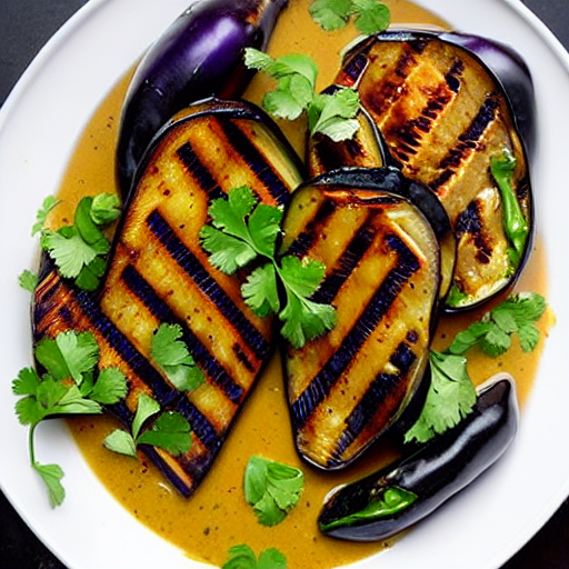Grilled Thai Eggplant