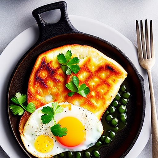 Saganaki with Eggs